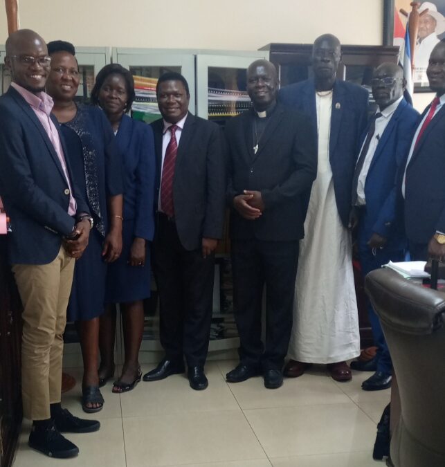 THE  PTU DELEGATION ‘S MEETING  WITH THE MINISTER TO DISCUSS ABOUT VARIOUS PROJECTS.